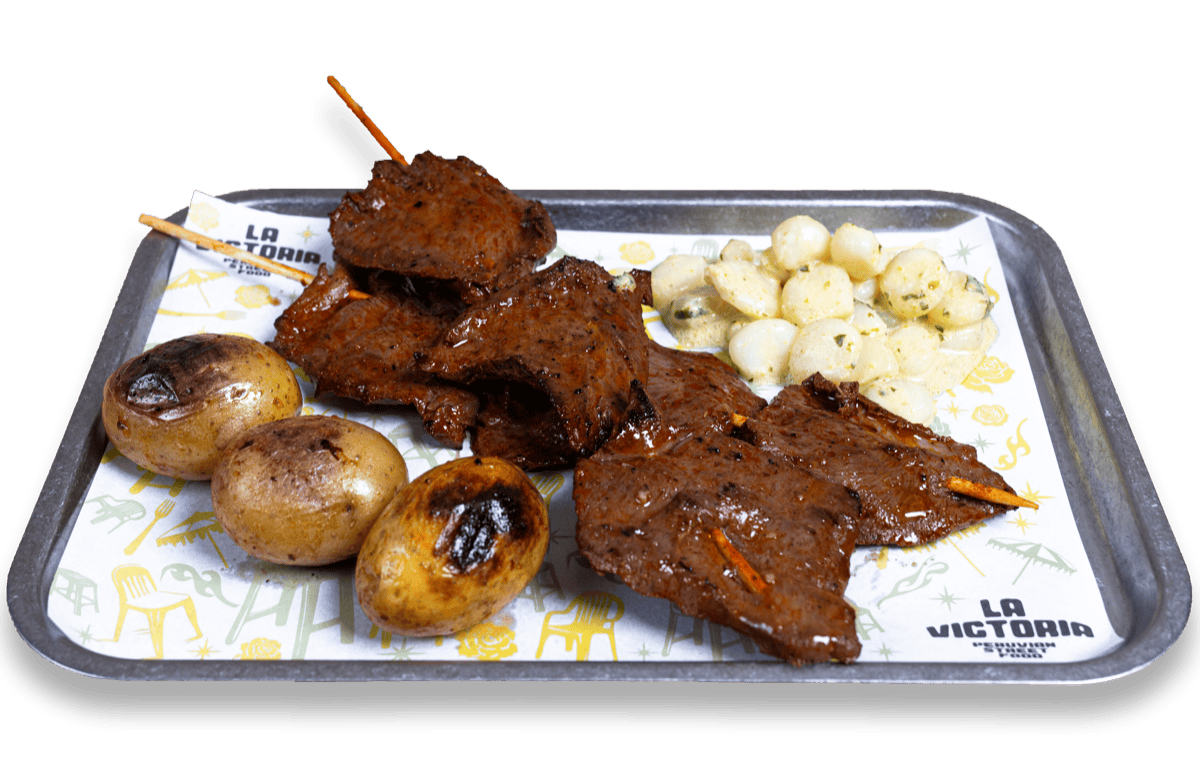 Anticucho – peruanische Rinderherz-Spieße vom Grill